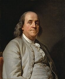 portrait of Benjamin Franklin