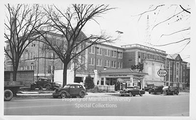 Science Building north side as viewed in 1950