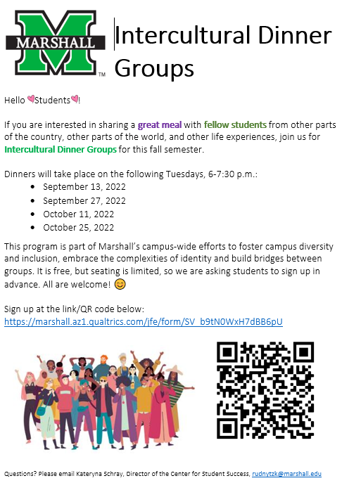 Intercultural Dinner Group Flyer