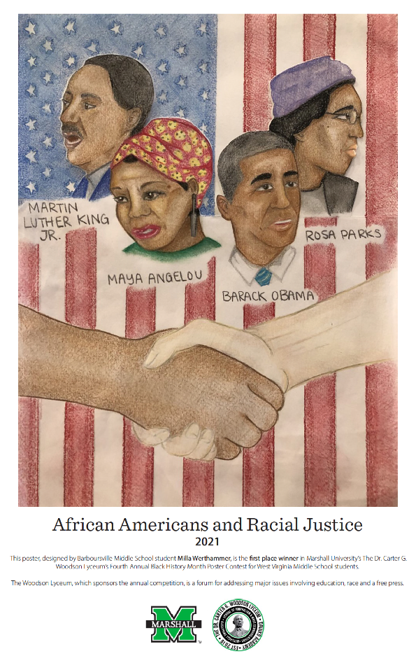 2021 Black History Month Poster Contest winner - Middle School winner