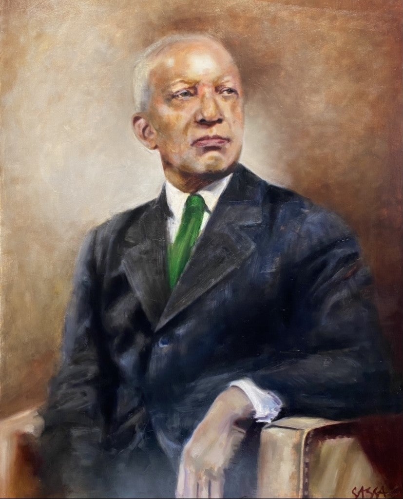 Carter G. Woodson Portrait by Sassa Wilkes